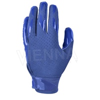Gants de football américain personnalisés avec logo, en cuir de haute qualité, antidérapants, confortables, respirants, légers, super
