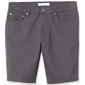 Short en jean pour homme, couleur unie, taille élastique, longueur genou, extensible, respirant, idéal pour la gym et l'entraînement – Collection été - Product Image 6