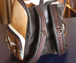 Sac à dos en cuir de vachette fait main, léger, pour étudiants, sac pour ordinateur portable, couleur personnalisée, sac à dos de sport - Product Image 5