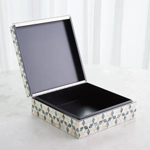 Boîte décorative en nacre incrustée, fabriquée à la main, vente en gros, pour bijoux - Product Image 1