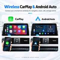 HANTUE Autoradio Android sans fil universel personnalisé 12,3 pouces avec écran, GPS, navigation, Wifi, lecteur multimédia DVD