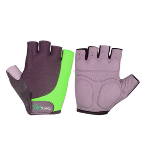 Unisex Cycling Racing Gloves Breathable Half-Finger Leather Polyurethane Coated with Reflect <b>Light</b> for <b>Outdoor</b> Riding & Cycling - Product Image 4