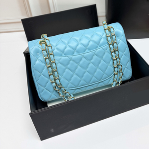 กระเป๋าถือผู้หญิงสีฟ้าอ่อน ปี 2026 กระเป๋าหนังคุณภาพสูง กระเป๋าสะพายข้าง กระเป๋าถือหรูหราสำหรับผู้หญิง พร้อมสายโซ่ กระเป๋าสำหรับงานปาร์ตี้และช้อปปิ้ง - Product Image 2