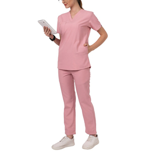 MATEX SPORTS Scrub Sets Hospital Wear Unisex Nurse Scrub Suits Spandex Material Latest Style Breathable Plus Size Nursing Scrubs - Product Image 5