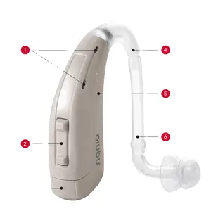 Top Grade Fully Digital Programmable Hearing Aid For Elderly Deaf People Signia 8 Channel New Launch Lotus Hearing Aids Run P/SP