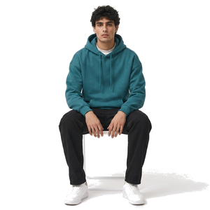 Sudadera con Capucha Personalizada para Hombre, Sudadera Extra Grande de Felpa Premium, Estilo Urbano, con Logotipo Personalizado con Pedrería y Detalles de Moda - Product Image 5