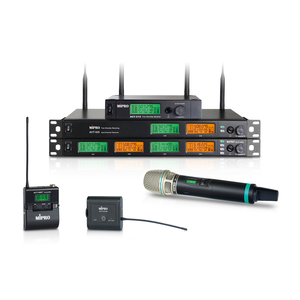 MIPRO Practical Diverse Application Bodypack With Mini XLR Analog Transmitter And Dual Battery Power <b>For</b> Wireless Systems - Product Image 6