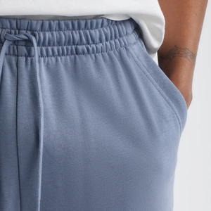 Shorts tricotés unis de haute qualité, légers, bleu pastel, style vintage, pour entraînement et musculation, dernière collection - Product Image 4