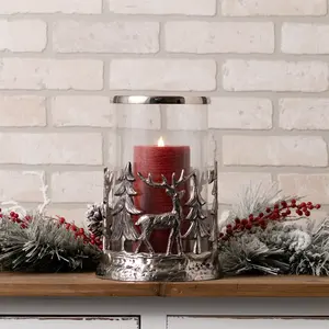 <b>Rustic</b> Handmade Stainless Steel Lantern for <b>Farmhouse</b> Kitchen and <b>Dining</b> <b>Table</b> Decor Eco-Friendly Made by Zahid Exports - Product Image 3