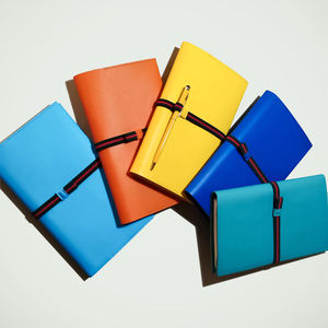 New Stylish Travel Journal PU Leather Cover Planner Replaceable Inner Pages <strong>Notebook</strong> <strong>With</strong> <strong>Elastic</strong> Band - Product Image 2