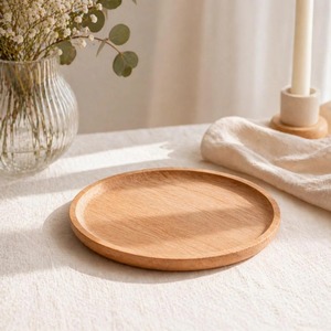 Plato de Servir Rectangular de Madera con Diseño Clásico, Portátil, Multifuncional y Flexible, Acabado en Laca y Aceite - Product Image 2