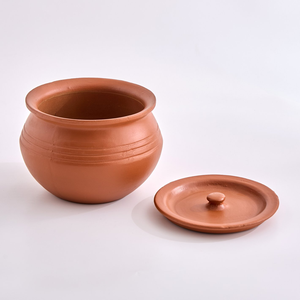 Bol en terre cuite artisanal, vaisselle rustique traditionnelle, pot fait main pour la cuisine, la table à manger, la décoration de la maison - Product Image 4