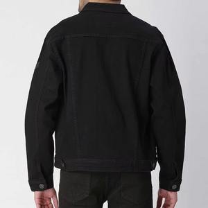 Chaqueta de Mezclilla para Hombre con Estampado Personalizado al por Mayor, Bordado de Primera Calidad, Apliques, Rayas, Botones y Cuello Alto - Product Image 2