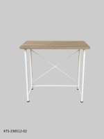 Table pliante moderne Lumetal Vietnam en métal + PB, bureau gain de place pour immeuble de bureaux, ODM, plateau en bois simple, structure métallique