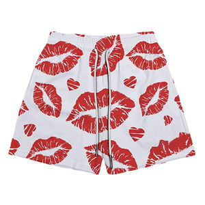 Men's Summer Heavy Basketball Sublimation 5 Inch Wholesale Printed Double <b>Layer</b> Custom Polyester Mesh Shorts With Pockets - Product Image 4