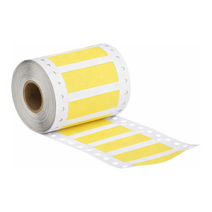 Étiquettes thermorétractables Brady PermaSleeve pour câbles, diamètre 1/2 pouce, durables, résistantes aux UV, en plastique BOPP, pour imprimantes 1 pouce - Product Image 1