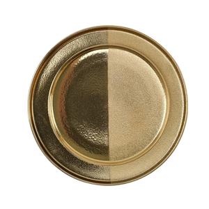 Plato de Lujo para Cena de 12, 13 y 14 Pulgadas, Plato Base Dorado de Tamaño Personalizado, Decoración para Mesa de Boda, Accesorios para Comedor - Product Image 1