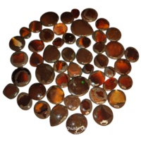 Vente en gros de pierres précieuses KHUSHI GEMS STONE, qualité certifiée AAA+, opale de feu mexicaine naturelle, pierre précieuse en quartz, cabochon ovale, bijoux