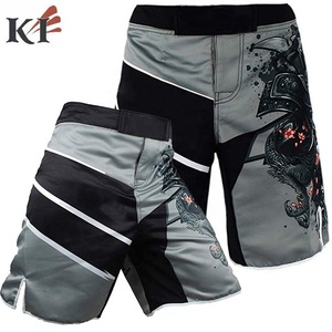 New Arrival Solid Color <b>Men</b> MMA <b>Shorts</b> <b>for</b> Adult OEM Service Wholesale Custom Made Front Logo Breathable Quick Dry - Product Image 5