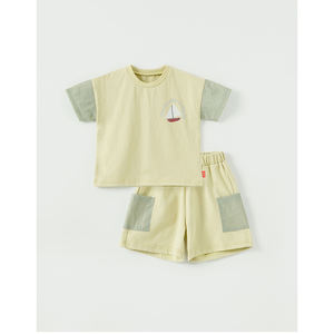 Conjunto de Ropa Casual con Estampado Estilo Coreano OZKIZ para Niños de 2 a 6 Años, Moda Infantil de Verano al por Mayor - Product Image 1