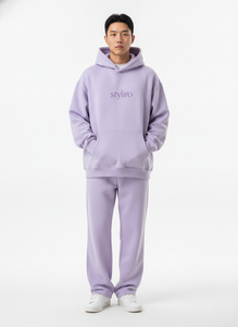 Sweat à capuche décontracté pour homme, coupe oversize, 100 % coton molletonné, avec logo imprimé sur le devant, idéal pour l'automne, couleur personnalisable, séchage rapide et respirant - Product Image 2