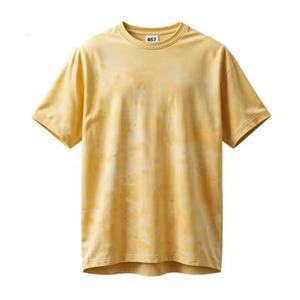 Camiseta de Jersey para Hombre, 100% Algodón, 220g, Lavado Ácido, Estilo Urbano, Sólida, Ligera, de Secado Rápido, Ropa de Verano - Product Image 3
