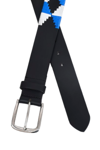Ceinture Polo en Cuir de Vachette Véritable avec Tressage Classique et Boucle en Alliage – Achetez Maintenant une Ceinture en Cuir de Style Classique au Design Premium - Product Image 3