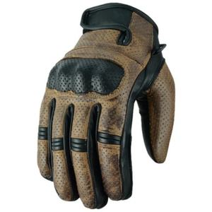 Gants de moto en cuir pleine fleur de qualité supérieure, unisexes, pour la course et le tourisme, protection des mains pour les motards - Product Image 3