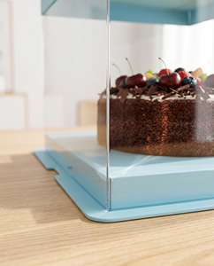 Customizable Modern Square Acrylic Gift <b>Box</b> - Premium Transparent <b>Cake</b> & Cookie Display Case for <b>Weddings</b>, Birthdays & Events - Product Image 2