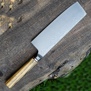 Burraq Custom Handmade Stainless Steel Chef Cleaver Multi-Functional <b>Knife</b> Wood <b>Handle</b> DIY Grade OEM/ODM 10-Inch 2mm Thick Model - Product Image 2
