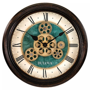 นาฬิกาแขวนผนังโลหะอุตสาหกรรมขนาดใหญ่ ดีไซน์ควอตซ์  หน้าปัดเดี่ยว ตกแต่งห้องรับประทานอาหาร ทางเข้าบ้าน ห้องนั่งเล่น - Product Image 5