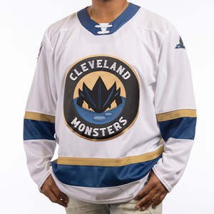 Maillots de hockey sur glace personnalisés de haute qualité avec sublimation du nom de l'équipe, vêtements de sport pour hommes adultes, été, évacuation de l'humidité, séchage rapide, devant - Product Image 3