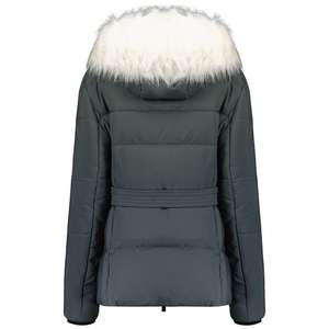 Veste parka d'hiver matelassée pour femmes grande taille avec logo personnalisé, poches latérales, imperméable, manches longues, style gothique streetwear - Product Image 6