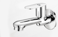 Robinet mural de contrôle d'eau à double sortie en laiton chromé, à double commande, pour salle de bain, qualité supérieure