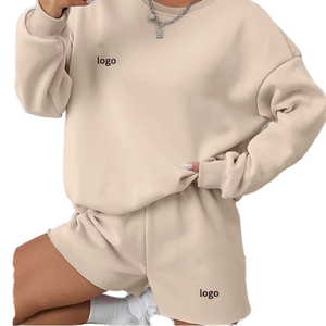 Sweat-shirts à capuche surdimensionnés personnalisés pour femmes, pulls en molleton, tenues de printemps 2026, vêtements d'automne et d'hiver - Product Image 1