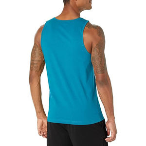 Camiseta sin mangas Raw Edge para hombre, 100% algodón, corte holgado, bajo deshilachado, estilo streetwear esencial - Product Image 2