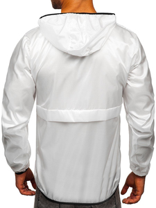2025 Street Style <b>Pullover</b> Windbreaker <b>Jacket</b> Winter Outerwear Kangaroo Pocket Memory Fabric <b>Rain</b> Bomber <b>Jacket</b> for man - Product Image 2