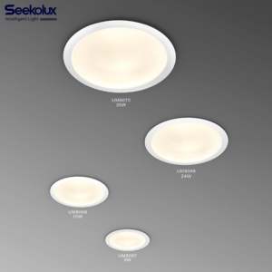 Downlight encastré sans cadre en aluminium, moderne, IP44, LED, 9W/<span class=keywords><strong>15W</strong></span>/24W/35W, UGR<19, anti-éblouissement, dimmable, pour la maison, le bureau, le restaurant - Product Image 3