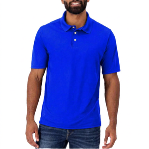 Polo de Manga Corta Rojo para Hombre, de Algodón, Diseño Casual de Color Sólido y Transpirable - Product Image 2