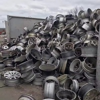 Suministro de Fábrica, Chatarra de Ruedas de Aleación de Aluminio de Excelente Calidad, Aleación 6063, Color Blanco Plateado, 99% de Contenido de Aluminio, 5 Toneladas MOQ en Origen