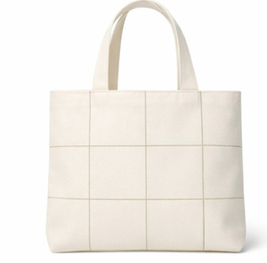 Wholesale Custom <b>Large</b> Capacity Casual Canvas Tote <b>Bag</b> Blank Letter Handbag Lining Single Double <b>Shoulder</b> <b>Bag</b> for Women - Product Image 1
