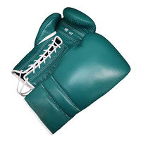 Ensemble de boxe classique professionnel avec personnalisation et logo sur mesure disponible dans toutes les tailles et couleurs, ensemble de sparring vert CP-BHG-19