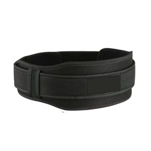 All Black Neoprene Weightlifting Belt Classic Gym Waist Support Lumbar Protection Gear Factory - Product Image 1