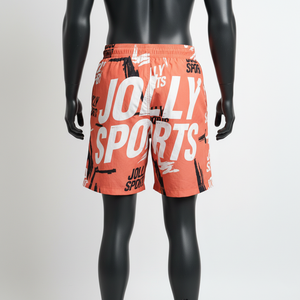 Shorts de Mujer de Alta Calidad, 200 GSM, Mezcla de Nailon, Diseño Coral Peach, Suaves y Transpirables, con Logotipo Personalizado por Transferencia de Calor - Product Image 2