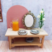 Maison de poupée miniature 1:6 bouteille de bouilloire en dôme en verre transparent et irisé et décorations-Accessoires de bricolage