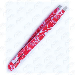 Venta al por mayor de pinzas de acero inoxidable, pinzas para cejas de etiqueta privada con herramientas de punta inclinada, herramientas de belleza para depilación sin esfuerzo - Product Image 4