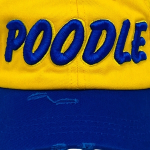 Yellow and <b>Navy</b> Blue <b>Baseball</b> <b>Cap</b> with 2024 Embroidery Two Tone Custom Stitched Lettering Sports Hat Casual Streetwear Headwear - Product Image 6