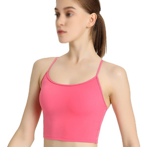เสื้อชั้นในกีฬาแบบ U-NECK สำหรับผู้หญิง รองรับสูง ไซส์ใหญ่ สไตล์เรียบง่าย คริสตัล น้ำหนักเบา แห้งเร็ว ระบายอากาศ ป้องกันแบคทีเรีย - Product Image 3