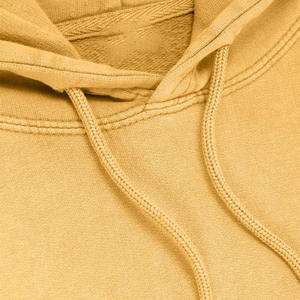 เสื้อฮู้ดดี้ผ้าเทอร์รี่คอตตอนเรียบสไตล์วินเทจสำหรับผู้ชายและผู้หญิง ขายส่ง แฟชั่นสีพื้น ล้างสีแล้ว รับทำโลโก้ตามสั่ง OEM ODM - Product Image 2