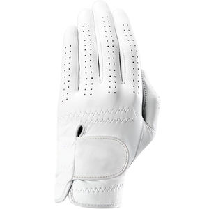 Gants de golf en cuir véritable, couleur blanche, doux, respirants, anti-humidité, imperméables, avec poignées antidérapantes, gants de golf souples pour le sport - Product Image 2